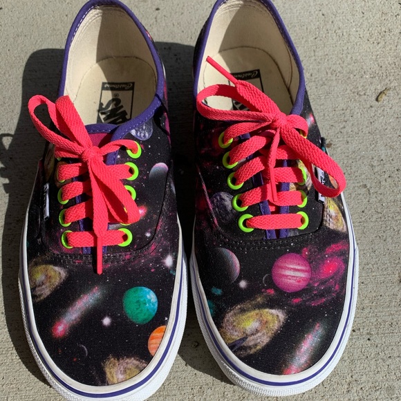 Vans Shoes - Authentic CUSTOM VANS  Wide Width Woman’s s8